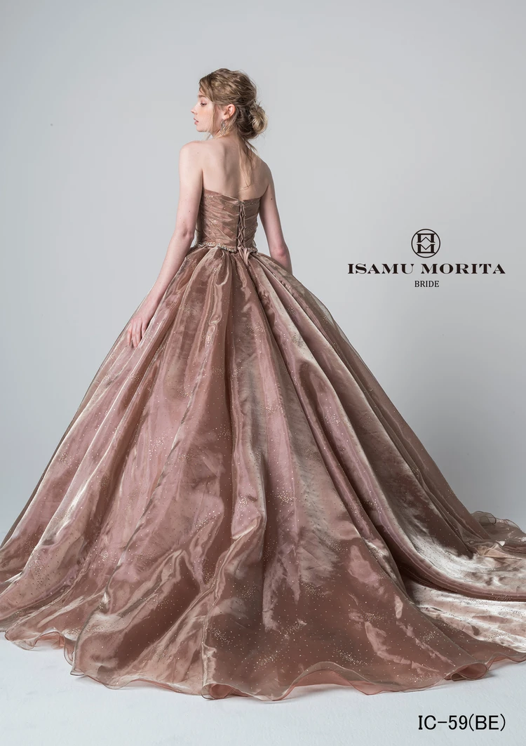 【稀少】【貴重】アメリカンアンティーク⭐︎ダブルウエディング　約224×166cm IC-59 beige｜ISAMU MORITA BRIDE(イサムモリタブライド)の