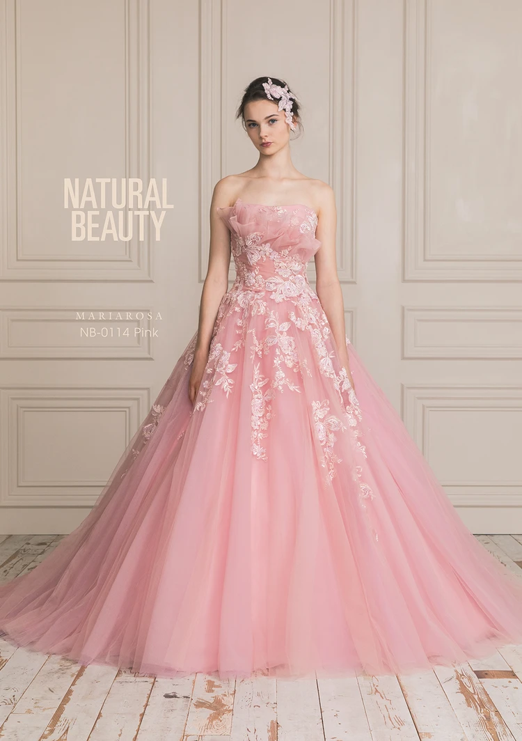 NB-0114 Pink｜NATURAL BEAUTY(ナチュラルビューティー)のウェディング