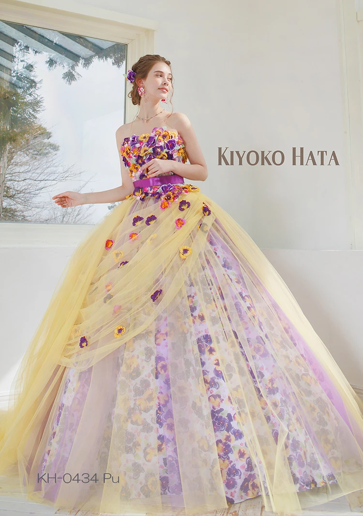 KH-0434 Pu｜KIYOKO HATA(キヨコハタ)のウェディングドレス