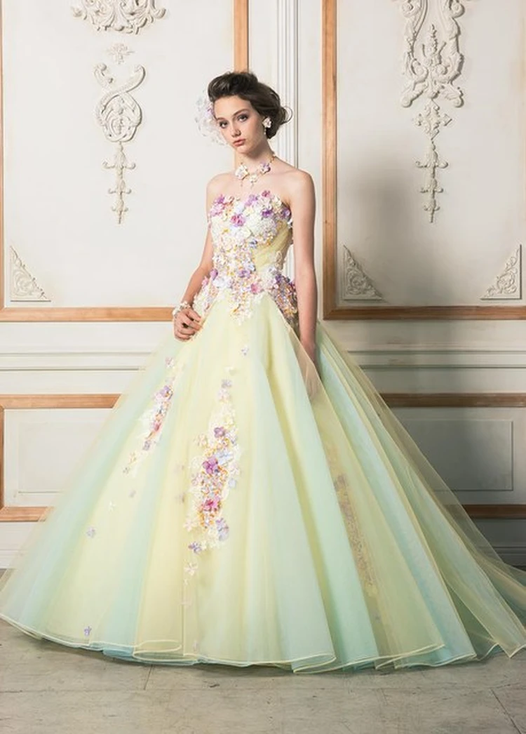 AK10706_yellow｜Yumi Katsura(ユミ カツラ)のウェディングドレス