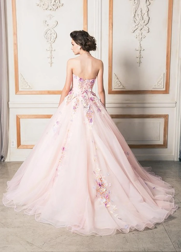 【NI】Yumi Katsura ウェディングドレス Aライン オフショルダーのシンプルなAライン｜桂由美ブライダルハウス