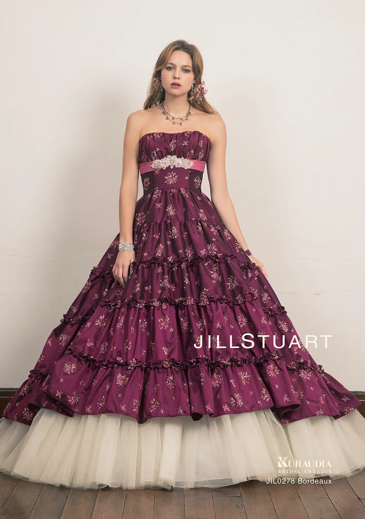 JIL0278 Bordeaux｜JILLSTUART(ジルスチュアート)のウェディングドレス