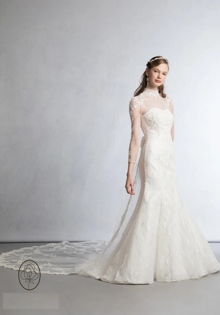 モリリーMorilee マーメイドウェディングドレスホワイト白9号