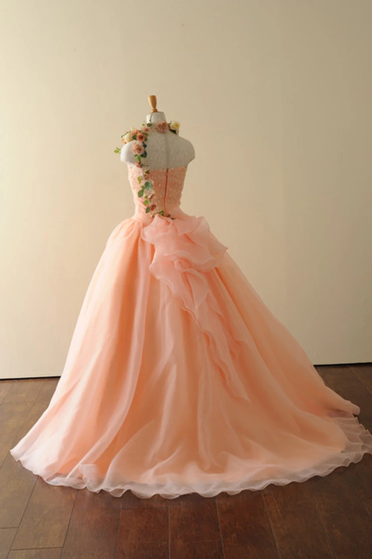 PRIMAVERA プリマヴェラ サーモンピンク | ウェディングドレス