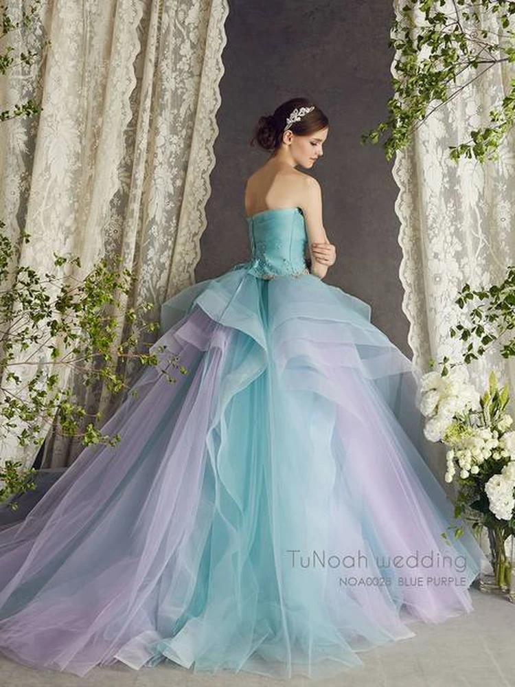 NOA0028_bluepurple | ウェディングドレス