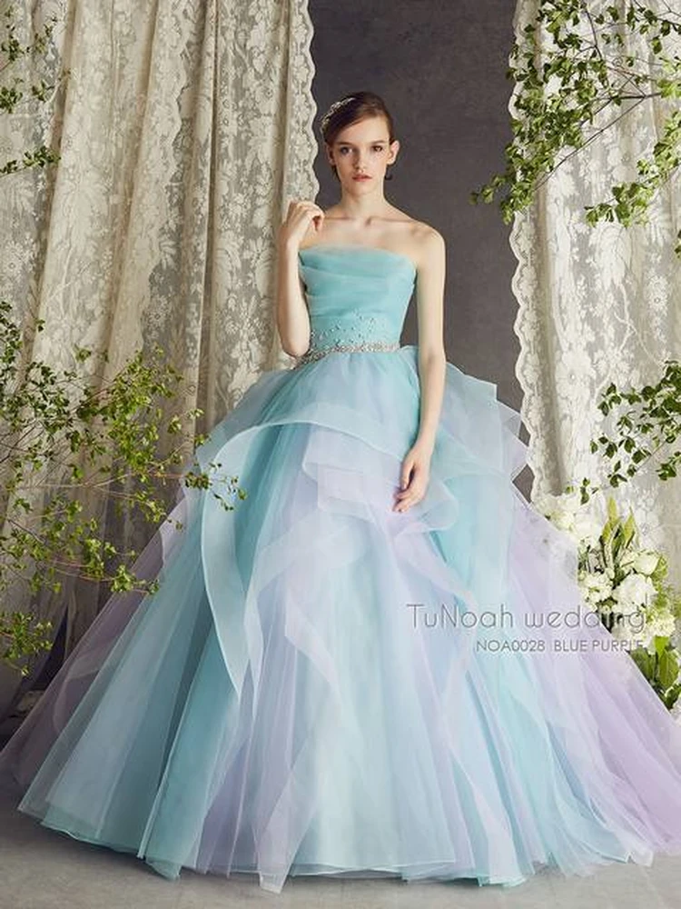 NOA0028_bluepurple | ウェディングドレス