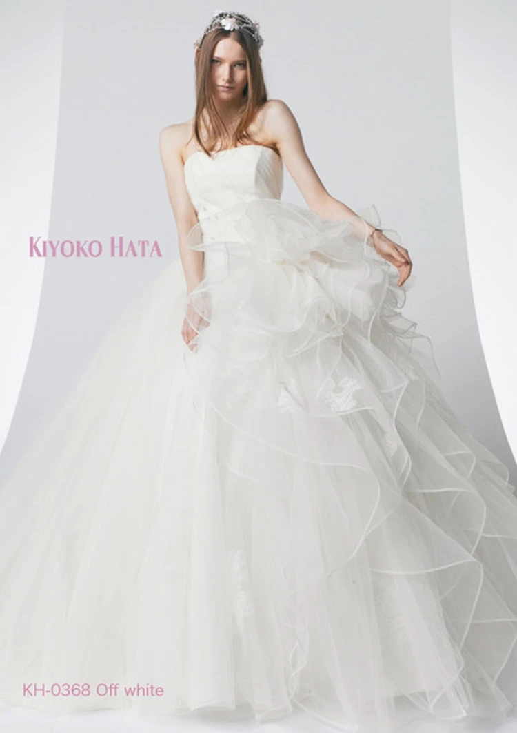 KH-0368 Off white｜KIYOKO HATA(キヨコハタ)のウェディングドレス