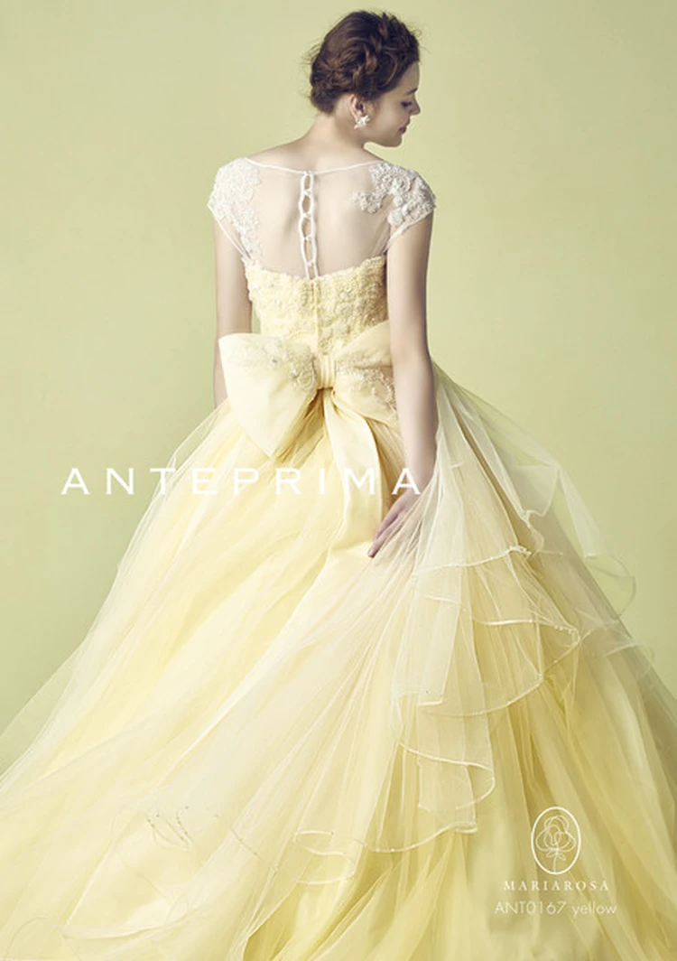 【美品】アンテプリマ ウェディングドレス ウェディングドレスレンタル プリメーラ ant-0077