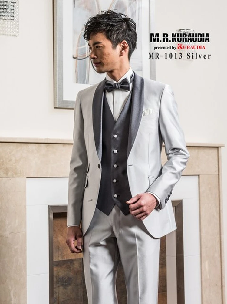 スーツ・フォーマル・ドレス mr MR-1013 シルバー | ウェディングドレス