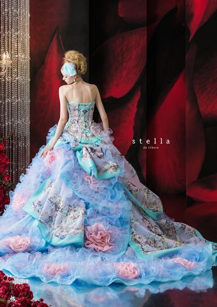 ★stella de libero ステラデリベロ カラードレス stella de libero(ステラ デ リベロ)のウェディングドレス