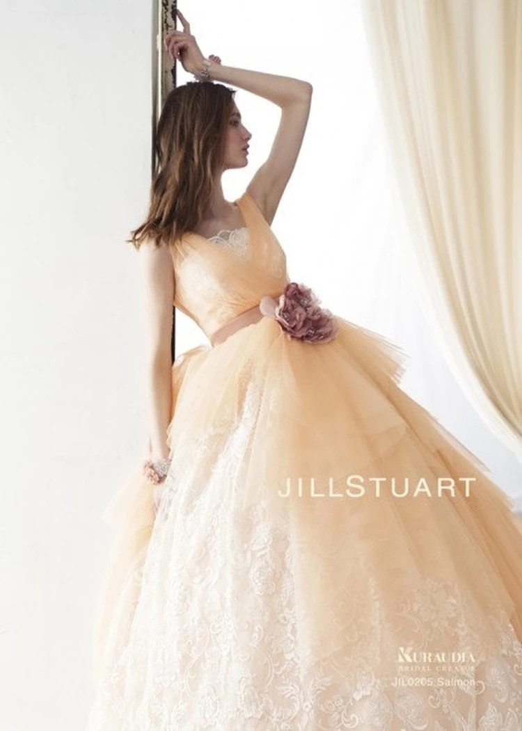 JIL0205 Salmon｜JILLSTUART(ジルスチュアート)のウェディングドレス