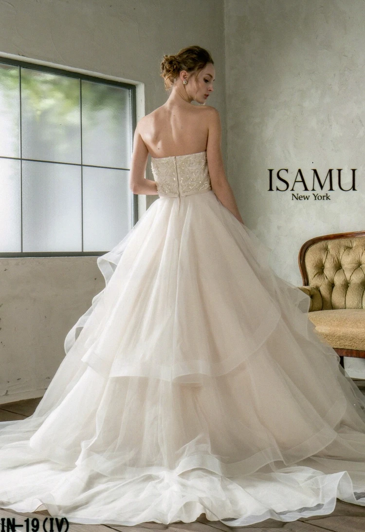 IN-19(IV)｜ISAMU New York(イサムニューヨーク)のウェディングドレス