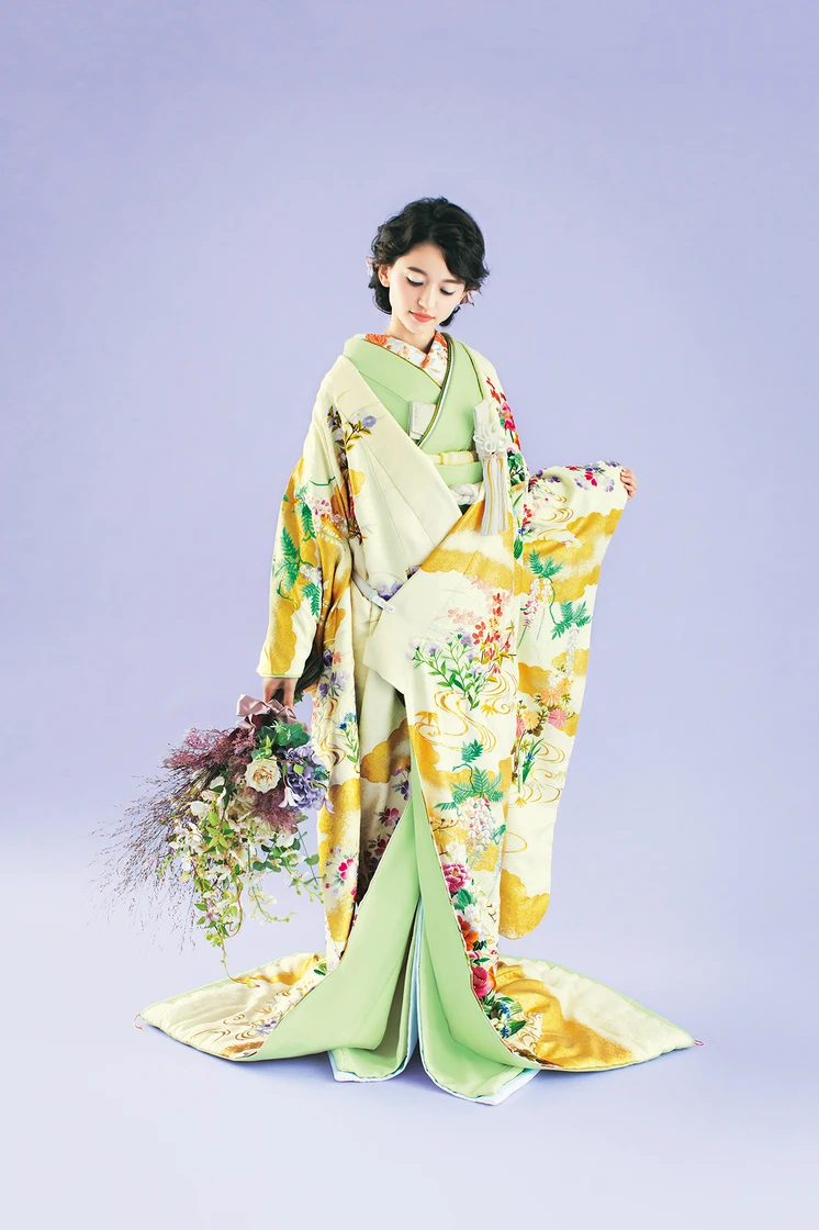 ベージュ四季草花 1枚目