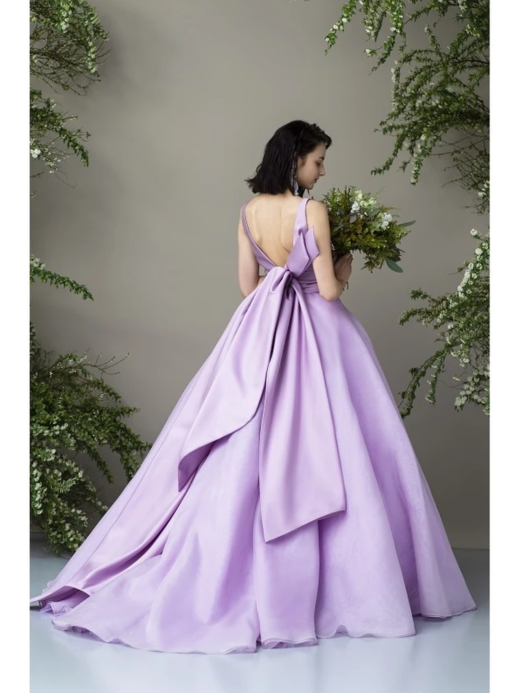 【お値下げ】ウェディング Lelien 特注 アントニオリーヴァ風 トレーン ウェディング ブライダル Lelien 特注 アントニオリーヴァ風 トレーン