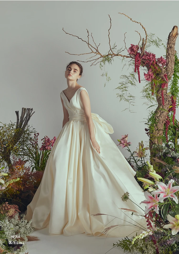 【白ウェディングドレス】VERLA IVORY BIDAL BRI0068 | DRESS GALLERY BOX