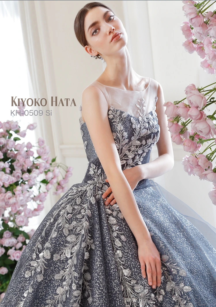 KIYOKO HATA キヨコハタ ウエディングドレス KH-9009 Pink｜KIYOKO HATA(キヨコハタ)のウェディングドレス