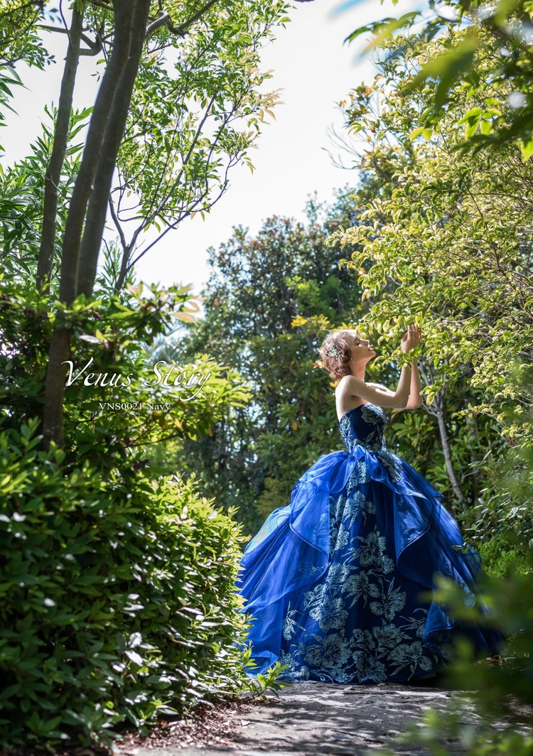 VNS0021 Navy｜Venus Story(ヴィーナスストーリー)のウェディングドレス