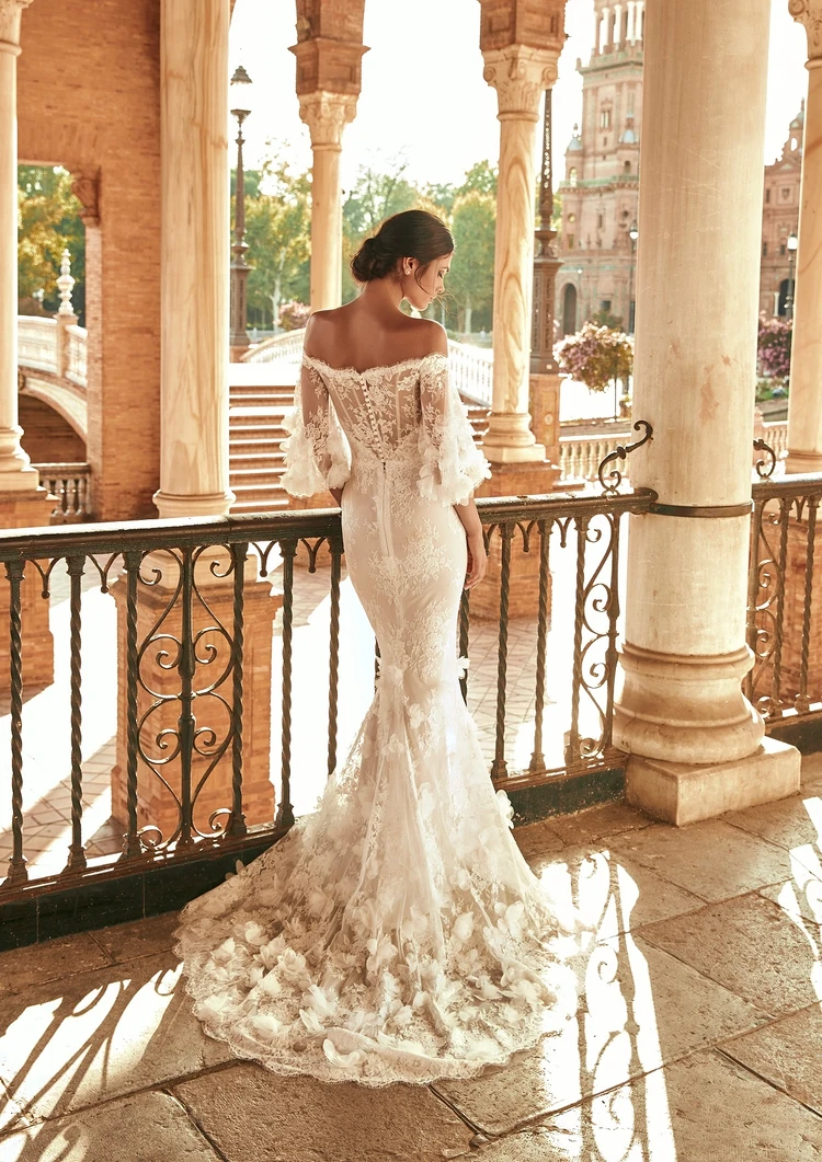 PRONOVIAS✦PANDO マーメイドドレス　ウエディングドレス マーメイド｜ウエディングドレス｜PRONOVIAS（プロノビアス