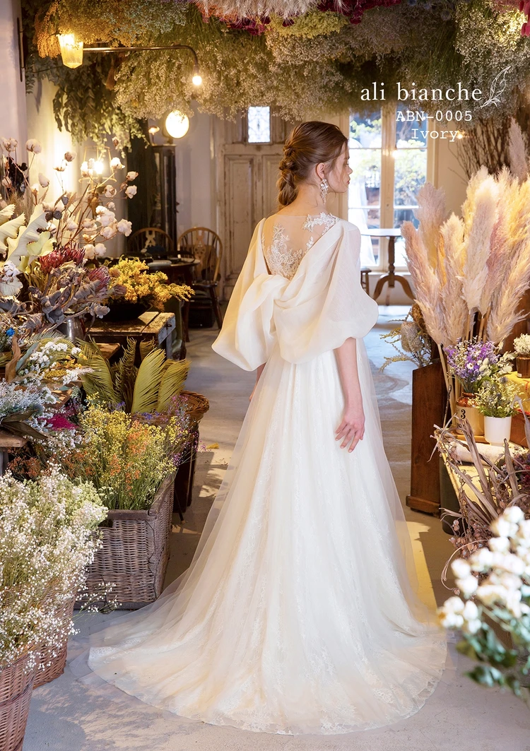 ali bianche 【ABN-0005 ivory】 | ウェディングドレス