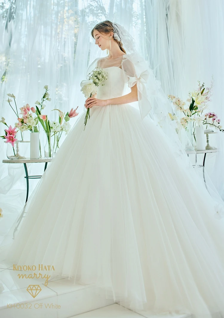 KIYOKO HATA ×marry】KH-0032 OffWhite #ふわんふわんドレス|KIYOKO