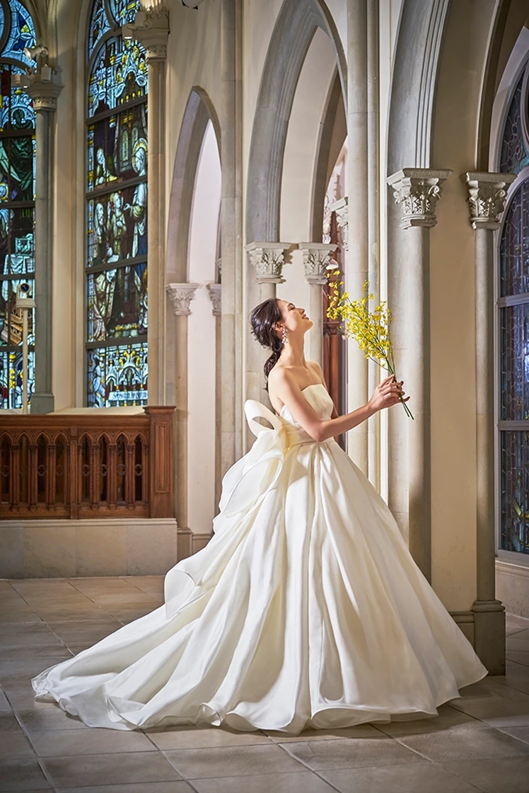 D154 フランス 花嫁 きら ウェディングドレスQ 