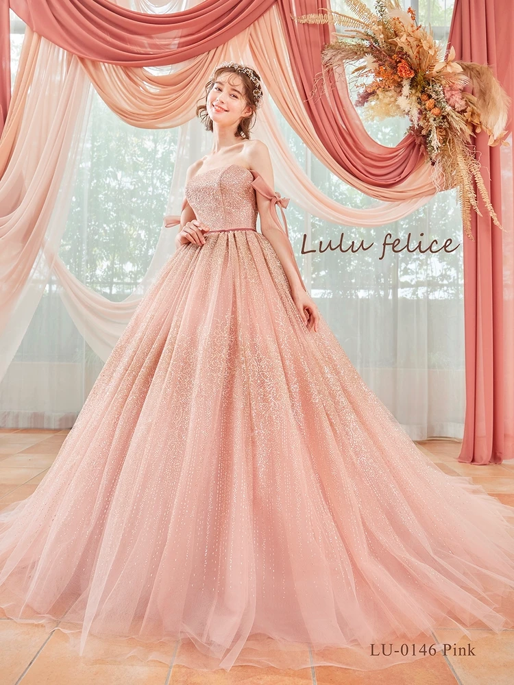 LUXE LU-61IV ウェディングドレス 新作ドレス｜「Lulu felice」 New Collection | BeBridal(ビー