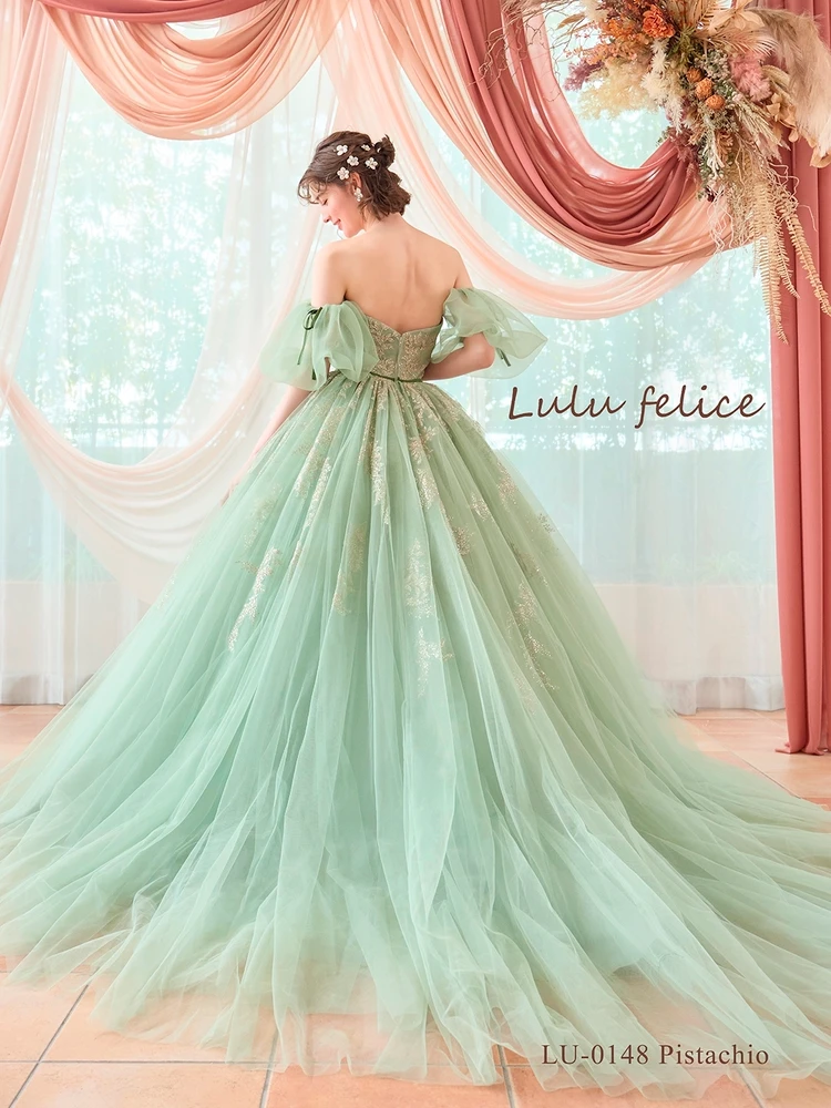 LU-0148 Pistachio｜Lulu felice(ルルフェリーチェ)のウェディングドレス