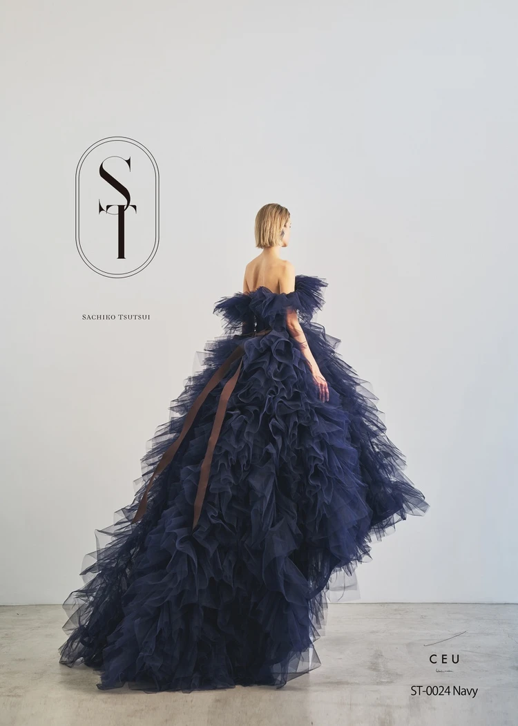 ST-0024 Navy｜SACHIKO TSUTSUI(サチコ ツツイ)のウェディングドレス