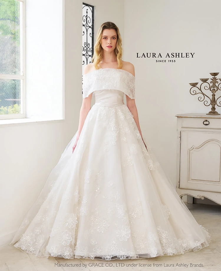 新品】Laura Ashley Baby ドレス 結婚式 パーティ 24M ルピナス（LA