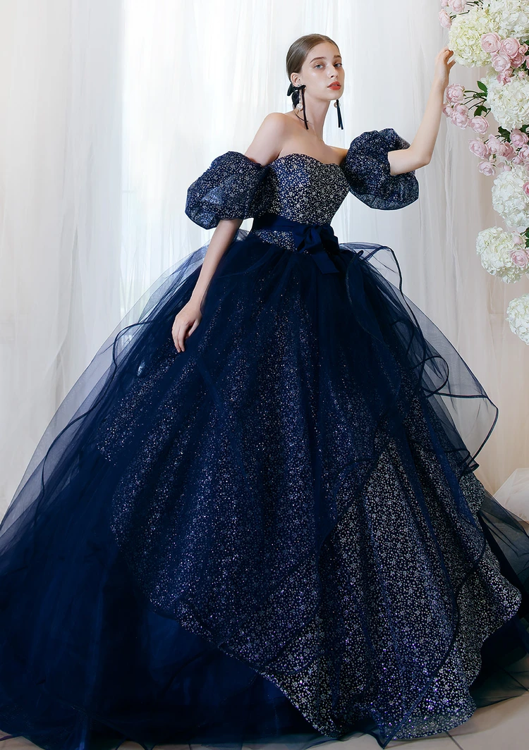 KH-0585 Navy｜KIYOKO HATA(キヨコハタ)のウェディングドレス