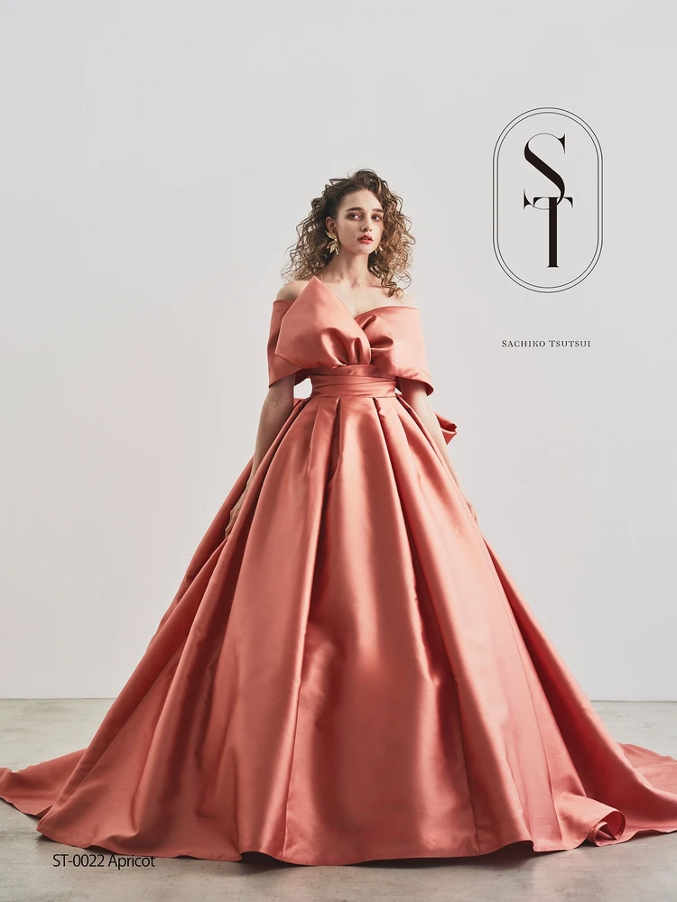 ST-0022 Apricot｜SACHIKO TSUTSUI(サチコ ツツイ)のウェディングドレス