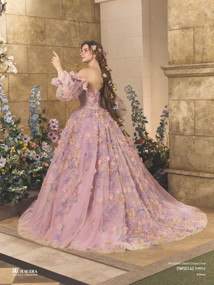 DWS0142 Purple | ウェディングドレス