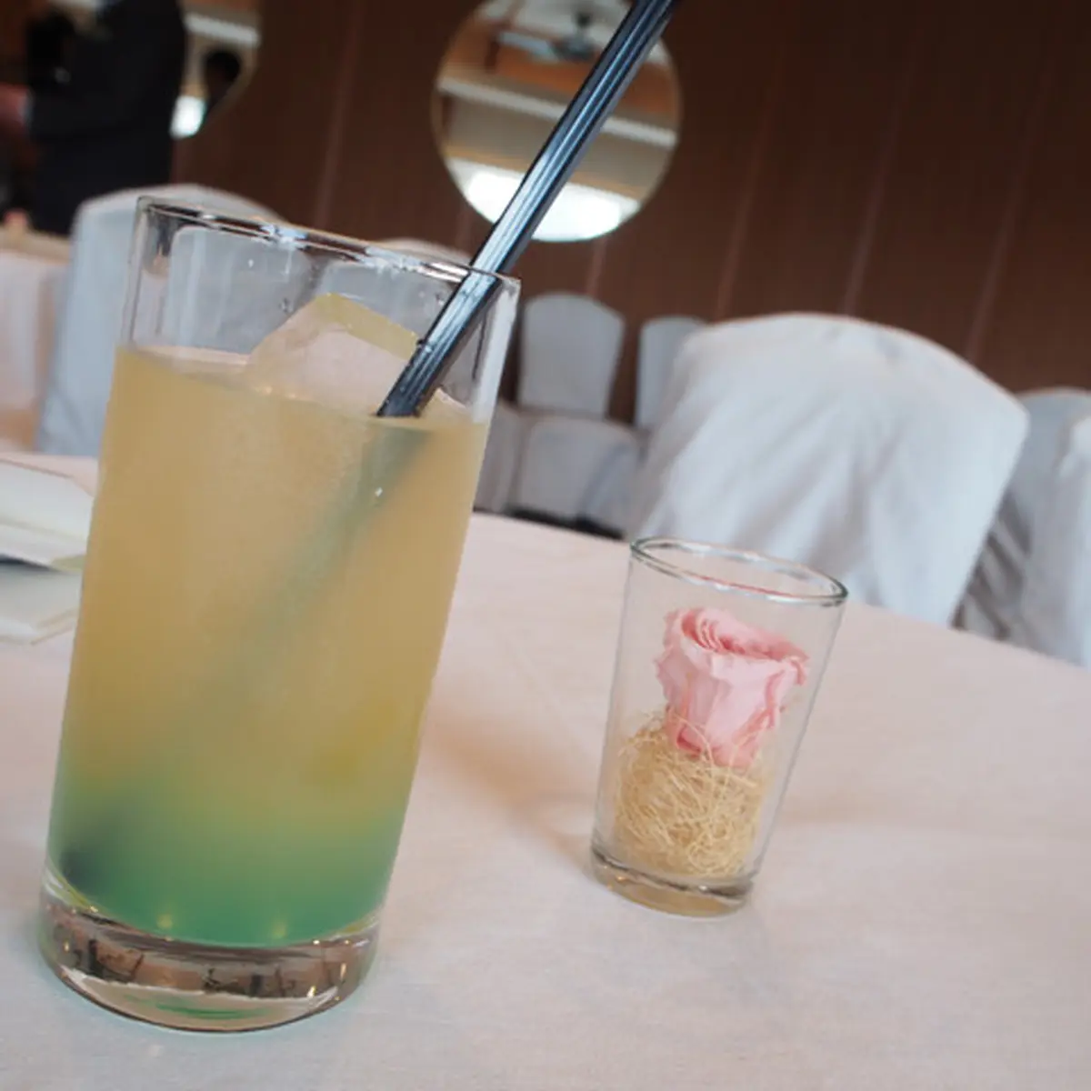 待合スペースでのウェルカムドリンク 投稿者カズヨ21さん ヨコハマ グランド インターコンチネンタル ホテルの投稿写真 2531 みんなのウェディング