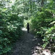 チャペルの後ろは散歩コース！