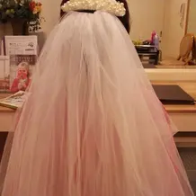 式場のボンネとベール