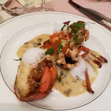 オマール海老のフリカッセ