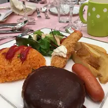 お子様ランチ 美味しくて完食してました