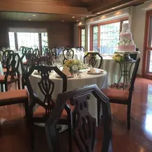 サイドの方の席から見た高砂