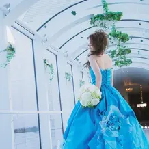 とっても華やかなドレスでした。