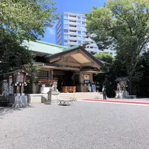 神殿内は撮影禁止なので、外観です。