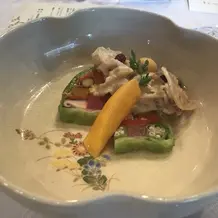 味蕾コースの前菜です。