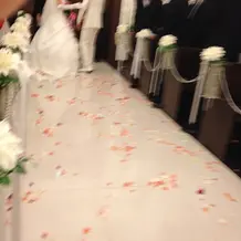 チャペル内退場の様子１