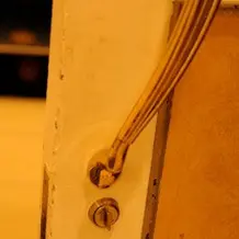 ドアノブに年期があり気に入った