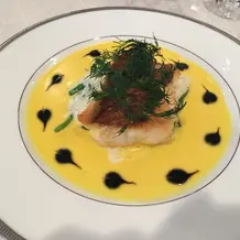 1番ベーシックなコース料理のお魚