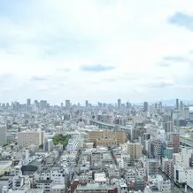 披露宴会場から見える景色