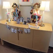 ウェルカムスペース 電気や置物は元々有