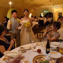 ブーケはお気に入り！常に持って移動！笑