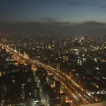 部屋から見えた夜景です