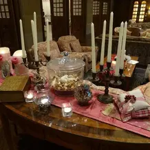 式場の飾りが会場の雰囲気に合ってた