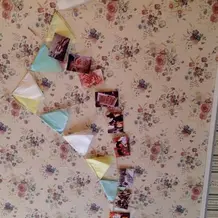 ロビーは壁まで可愛らしい